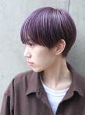 [Ravo]バイオレット系ダブルカラー のショートボブスタイル