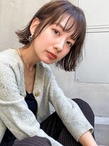 ケイト(kate)&nbsp;[kate] 大宮☆ 耳掛け丸みシースルーショート×ミルクベージュ