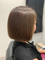 ジエクト 本店(The Ect)&nbsp;ヌーディーカラー×透明感イルミナカラー×白髪ぼかしハイライト