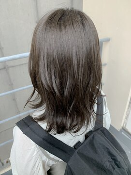 ジーナ 札幌(Zina) 【Zina SAPPORO】ブリーチなし/ダブルカラー/オリーブ