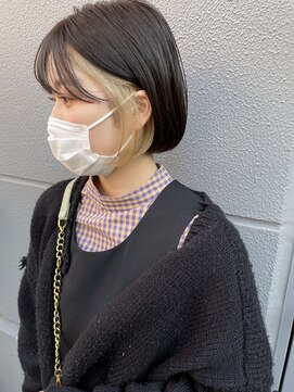 ジルバイジアン(JILL by GIEN) インナーカラー ホワイトベージュ イルミナ @sarina