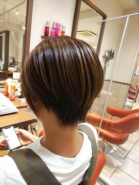 ネオリーブチノ 登戸店(Neolive cino) 髪質改善 酸熱TR ハホニコラメラメTR ショート