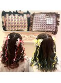 3年ぶりのブルライ前に至推しと三角推しにお揃いヘアセット！