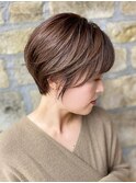 ノンダメージカラー☆美人ショート