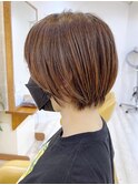 【morio成増/児玉】アッシュブラウン 丸みショートボブ