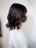 ヘアープロデュース ラピセット 松山(Lapset) 20代30代40代大人かわいいピンクベージュイヤリングカラー