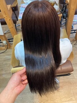 グランバイ アトリエドングリ(Grand × AtlierDonguri) 髪質改善 ビフォーアフター その343(レッドグレージュ)