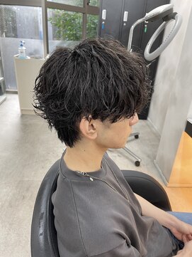 ザ ホワイトノート(The WHITE NOTE) マッシュウルフ×波巻きパーマ