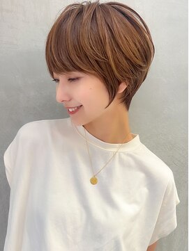ロンドエニカ 大宮(Lond enika) 切りっぱなしボブエアリーロング美髪ピンクブラウン[大宮]
