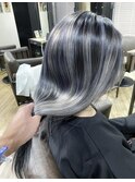 バレイヤージュ  ハイライト  デザインカラー