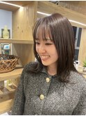透明感×アッシュグレージュ