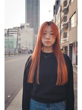 チカシツ(Chikashitsu) pink orange long/takuya