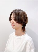 【松戸 藤原】センターパートウルフ大人かわいい