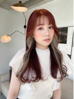 ラヴィズム 名駅店(LUVISM)&nbsp;韓国ヘアー顔周りレイヤーおくれ毛前名古屋名駅