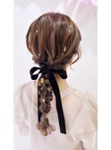 TAKAKOstyle☆結婚式☆キレイめ/あみおろし