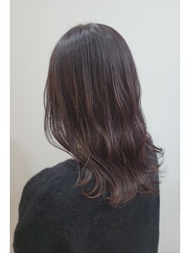 ラム(Rum) ラベンダーグレー×巻き髪ミディアム☆