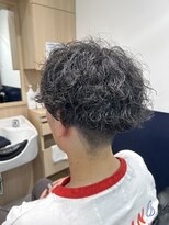 リバティシェアバーバー 銀座(LIBERTY SHARE BARBER)&nbsp;【メンズパーマ】ツイスパ入り波巻きパーマ