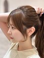 ライズ ネックス ザ サロン 渋谷(LIZE nex the salon)&nbsp;結んでも可愛い顔まわりのカットにこだわっています！［＃渋谷］