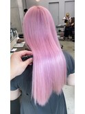 ペールピンク/ピンクヘア/ピンクカラー