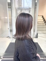 小森谷,黒髪,ボブルフ,ネビージュ,小顔,ワンレンj69