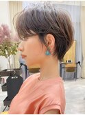 ショートパーマ/パーマヘア/インナーカラー/西山
