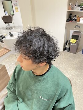 ヘアメディアブロー(Hair Media BLOW) 無造作パーマウルフ
