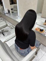 キング(K!ng) 縮毛矯正髪質改善ハイライトレイヤーカット枚方美容室エクステ