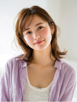 ニスル 上尾店(NISURU) 似合わせカット/大人ガーリー/ダークアッシュ/着物/上尾/上尾駅