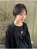 軽やか夏ショートボブ小顔アッシュベージュ透明感似合わせカット