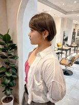 ラボヌールヘアーグレース 門前仲町店(La Bonheur hair grace)&nbsp;【grace三瓶】大人気マッシュショート/ハイトーンベージュ