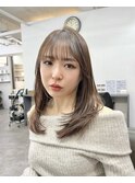 髪質改善カラー/ナチュラル/モテ髪/艶髪/天神美容室