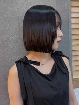 ロンド 表参道店(Lond) ◇くすみベージュ/ボブ/前髪/レイヤー/髪質改善/縮毛矯正/表参道