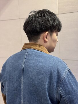 波巻き/パーマ/メンズ/大人/男子