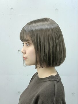 ブロッサム 東久留米店(Blossom) 大人ハンサム◎前下がりショートボブスタイル×暗髪