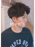 《メンズ》ニュアンスパーマ+カット+炭酸スパ+眉毛カット