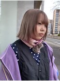 シアーベージュ/ハイトーンボブ