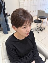 アッシュ 武蔵小金井店(Ash)&nbsp;＼武蔵小金井/白髪ぼかし/大人ショート/グレージュ/60代／