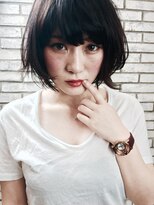 アンリ(Anli)&nbsp;黒髪　ノームコア　ボブ