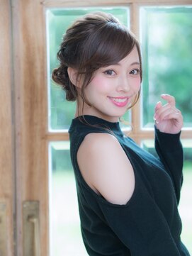 オーブ ヘアー ステラ 筑紫野店(AUBE HAIR stella) しっかり編み込みアップスタイル