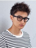 AFLOAT《矢田菜津紀》メンズビジネスメガネが似合うショート