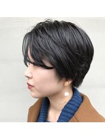 ヘアー アイス ルーチェ(HAIR ICI LUCE) フェザーショート ツヤ髪 黒髪