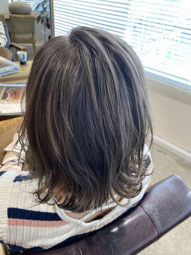 エイト 溝の口店(EIGHT) 【EIGHT溝の口】お客様スタイル_デザインカラー切りっぱなしボブ