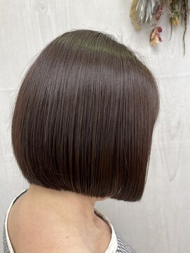 プランタン(Printemps) ぱつっとボブ前下がりボブ艶ボブ大人女子ボブ大人女性ボブ