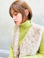 シエナ 渋谷(Siena)&nbsp;Siena 渋谷　キャラメルベージュ×まるみショートボブ