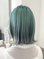 ヘアーアイスカルテット(HAIR ICI QUARTET)&nbsp;20代30代40代大人可愛いペールグリーンダブルカラー美肌
