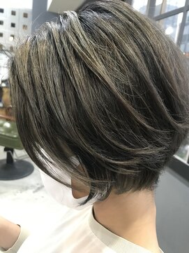 アルノー 博多口店(Arno) 【Arno】＃ハイライトカラー＃アッシュベージュ