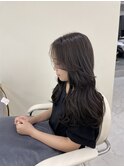 グレージュカラー/ブリーチ無しダブルカラー/髪質改善カラー