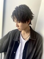 ジェイ エヌ バイ ネオリーブ(J/N by neolive)&nbsp;メンズミディアムゆる波巻きパーマセンターパート