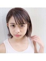 トータルビューティーサロン トップスタイル 耳かけ切りっぱなしボブ