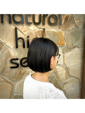ナチュラルハイセンス 本店(natural high sense) 丸みボブ 似合わせカット/町屋駅